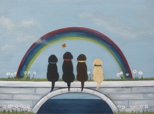 dog pet memorial painting