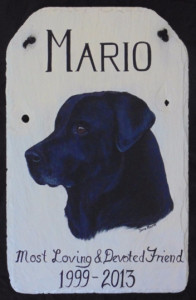 Labrador Memorial slate